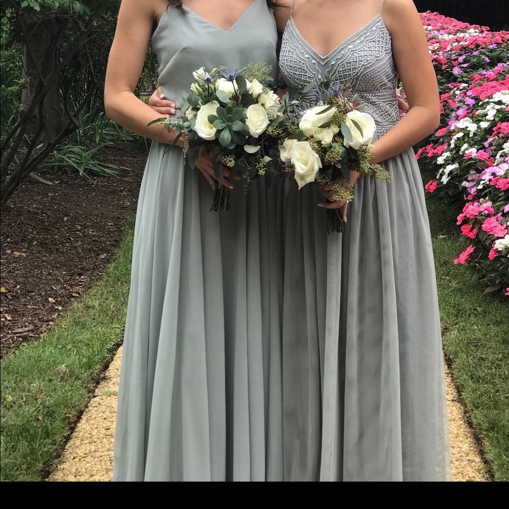 BHLDN Inesse Dress in Morning Mist